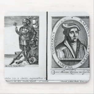 Charles Martel and Martin Luther Mouse Pad