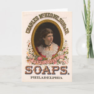 Charles McKeone, Son & Co., Antique Soap Ad Card