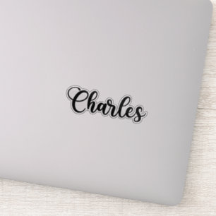 Charles Name - Handwritten Calligraphy