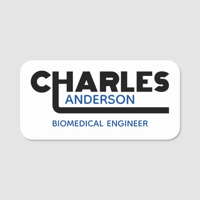 Charles Name Tag (Front)