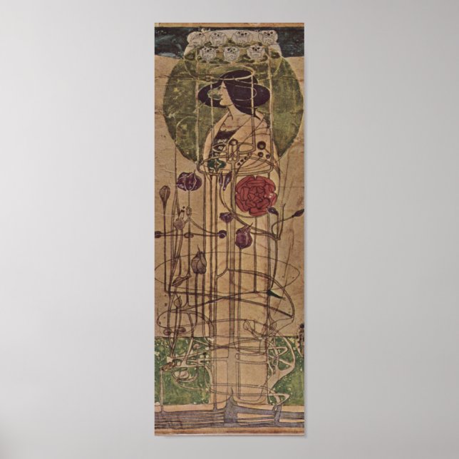 Charles Rennie Mackintosh Art Nouveau Poster (Front)