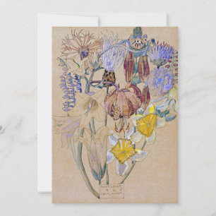 Charles Rennie Mackintosh - Mont Louis - Flower Holiday Card