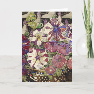 Charles Rennie Mackintosh - Petunias Holiday Card