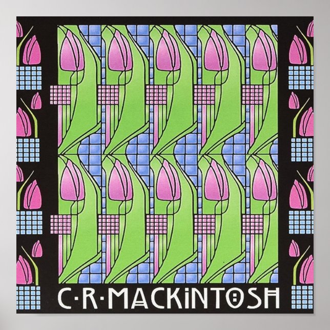 CHARLES RENNIE MACKINTOSH POSTER (Front)