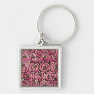 Charles Rennie Mackintosh - Roses Key Ring