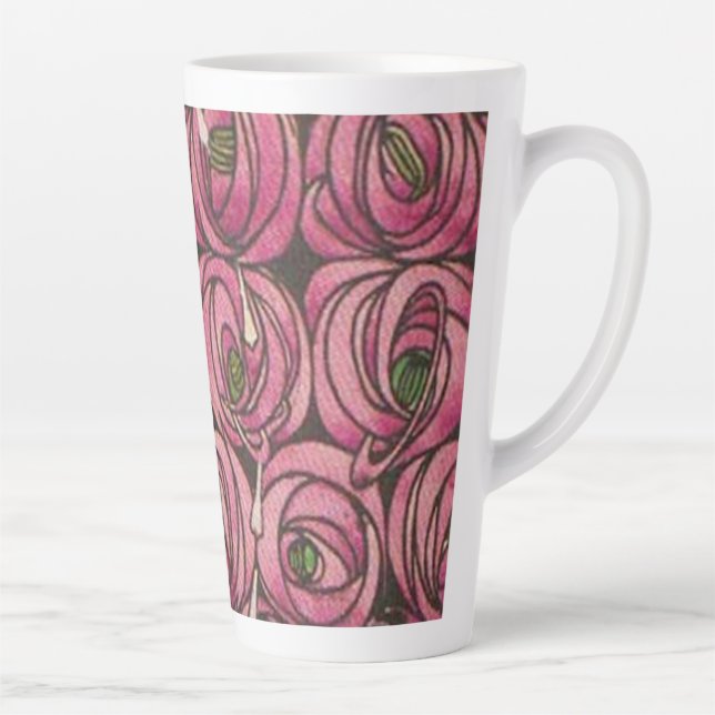 Charles Rennie Mackintosh - Roses Latte Mug (Right)