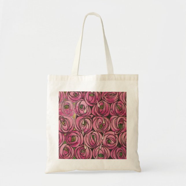 Charles Rennie Mackintosh - Roses Tote Bag (Front)