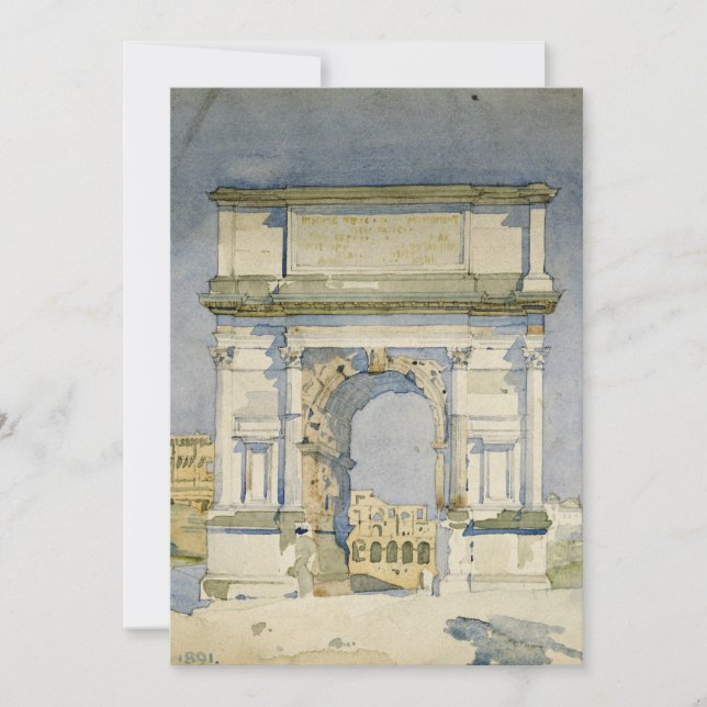 Charles Rennie Mackintosh -The Arch of Titus, Rome (Front)