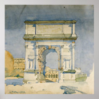 Charles Rennie Mackintosh -The Arch of Titus, Rome