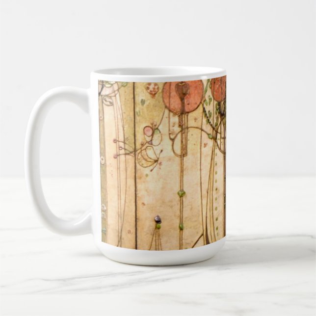 Charles Rennie Mackintosh The Wassail Coffee Mug (Left)