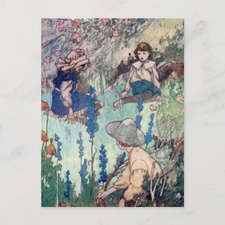 Charles Robinson - The Secret Garden Postcard