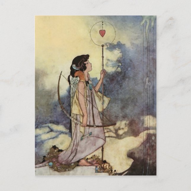 Charles Robinson's Art from Love Songs and Sonnets Postcard (Front)