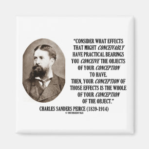 Charles Sanders Peirce Effects Objects Conception Magnet