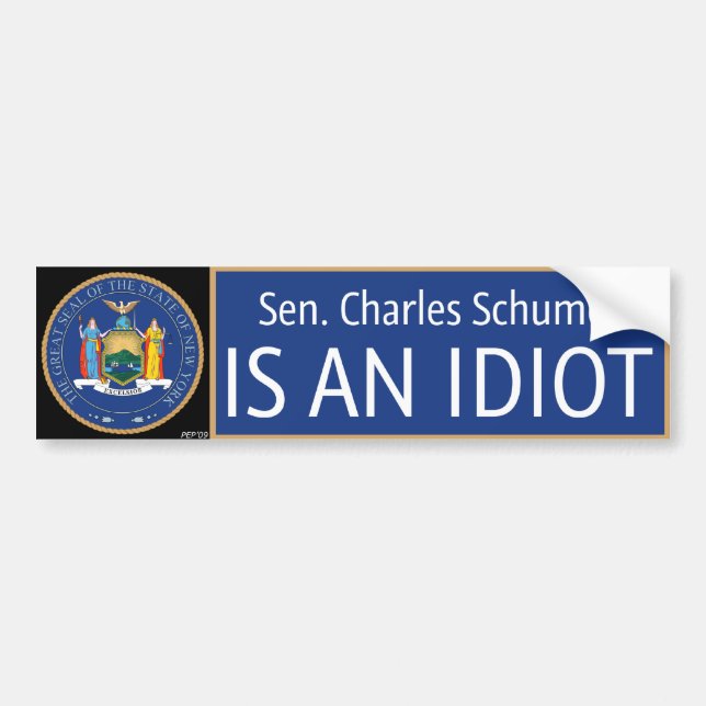 Charles Schumer Bumper Sticker (Front)