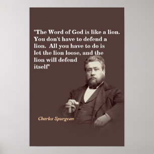 Charles Spurgeon Quote On The Word Of God Poster