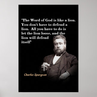 Charles Spurgeon Quote On The Word Of God Poster