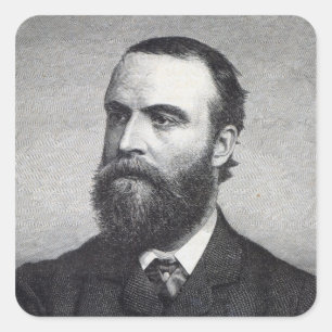 Charles Stewart Parnell Square Sticker
