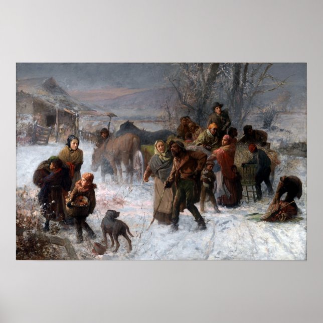 Charles T. Webber The Underground Railroad Poster (Front)