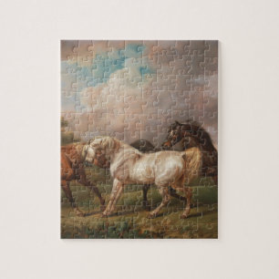 Charles Towne Art Painting Oil Horses Destiny Jigsaw Puzzle