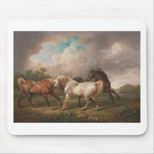 Charles Towne Art Painting Oil Horses Destiny Mouse Pad