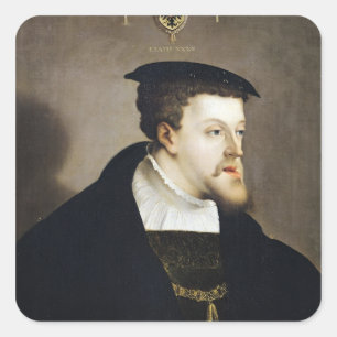 Charles V Holy Roman Emperor Square Sticker