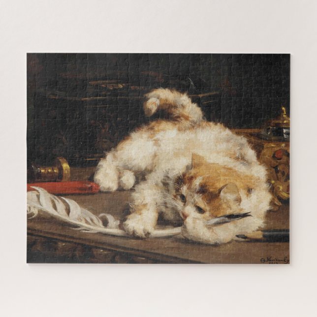 Charles van den Eycken, The Little Writer Jigsaw Puzzle (Horizontal)