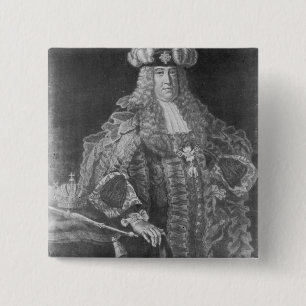 Charles VI , Holy Roman Emperor 15 Cm Square Badge