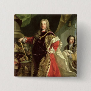 Charles VI , Holy Roman Emperor wearing the 15 Cm Square Badge