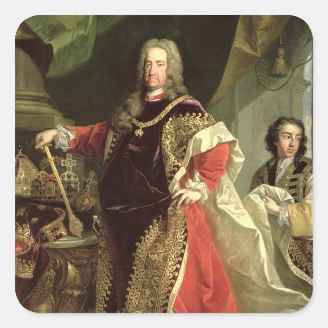 Charles VI , Holy Roman Emperor wearing the Square Sticker (Front)