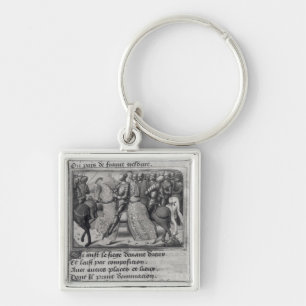 Charles VII and Joan of Arc at the Siege of Key Ring