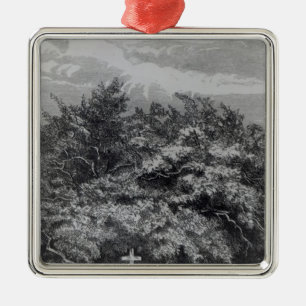 Charles Waterton's Grave Metal Ornament