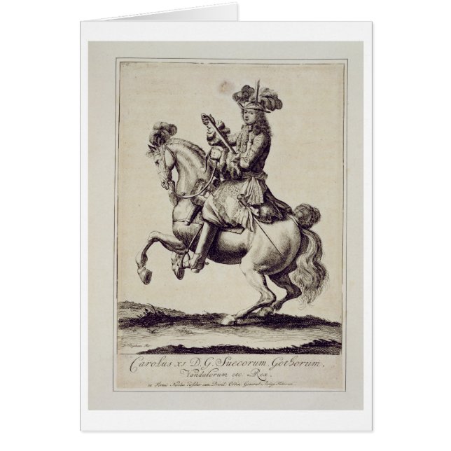 Charles XI (1655-97) (engraving) (Front)