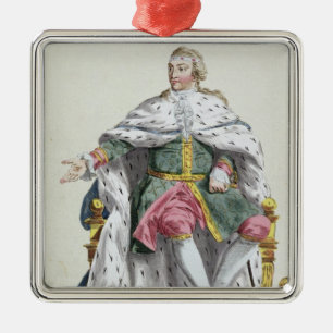 Charles XII (1682-1718) King of Sweden from 'Receu Metal Tree Decoration