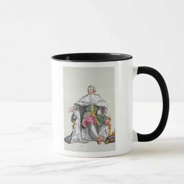 Charles XII (1682-1718) King of Sweden from 'Receu Mug (Right)
