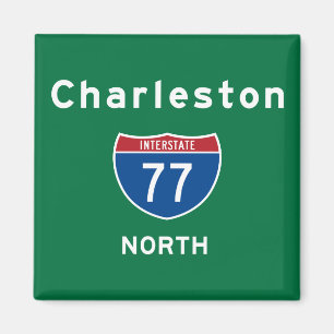 Charleston 77 magnet
