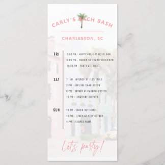 Charleston Bach Weekend Itinerary Program