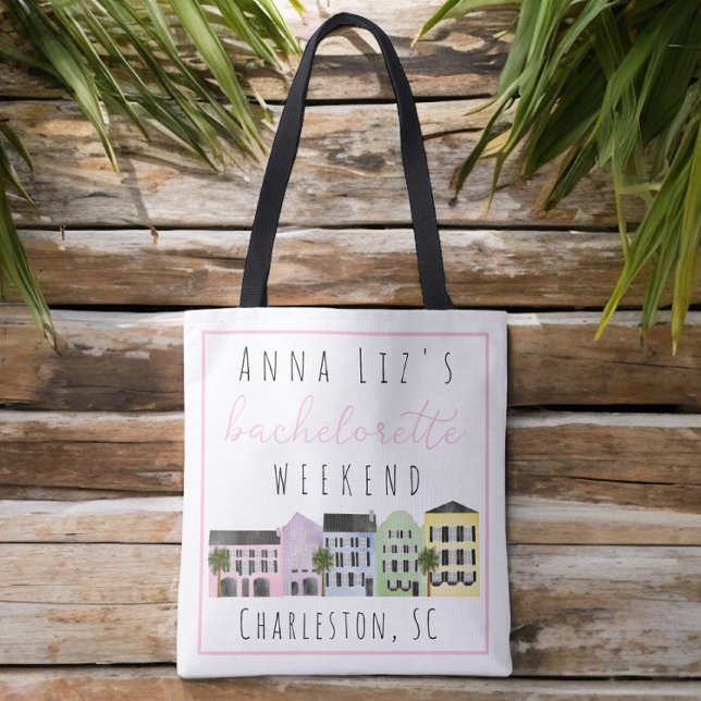 Charleston Bachelorette Party Weekend Favour  Tote Bag (Creator Uploaded)
