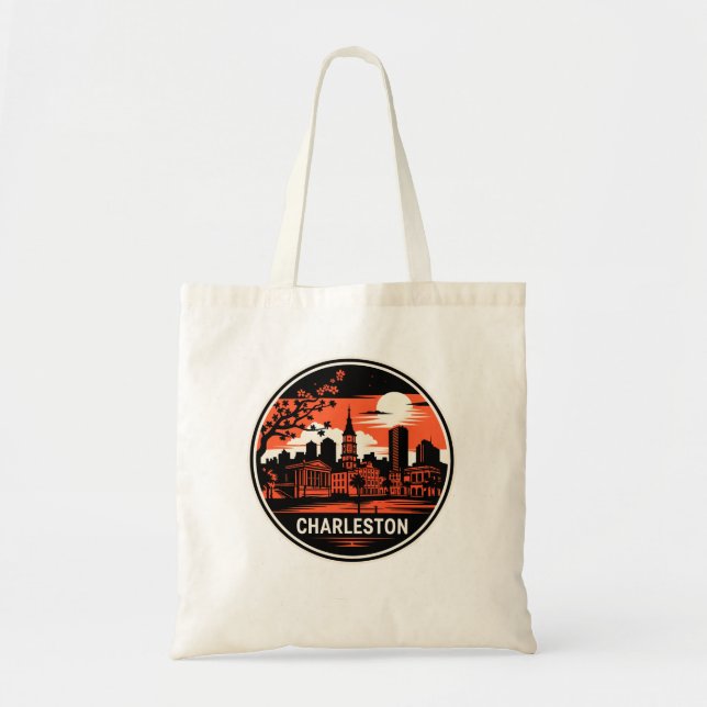 Charleston City South Carolina USA Tote Bag (Front)