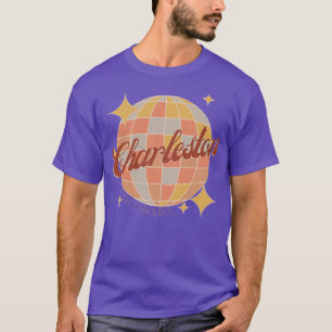 Charleston City South olina USA Retro Vintage Desi T-Shirt