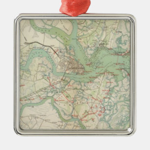 Charleston, defences metal ornament