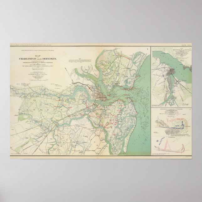 Charleston, defences poster (Front)