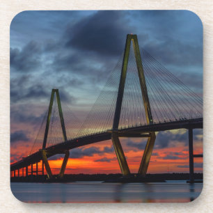 Charleston Fire Like Sunset Coaster