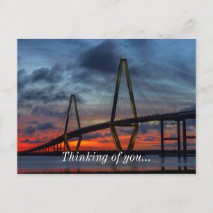 Charleston Fire Like Sunset Postcard