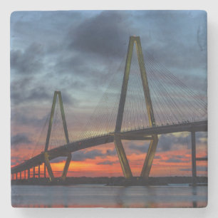 Charleston Fire Like Sunset Stone Coaster