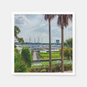 Charleston Harbor Napkin
