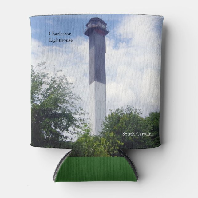 Charleston Lighthouse can cooler (Front)