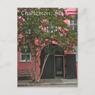 Charleston Pink House Post Card