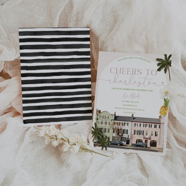 Charleston SC Bachelorette Invitation  (Creator Uploaded)