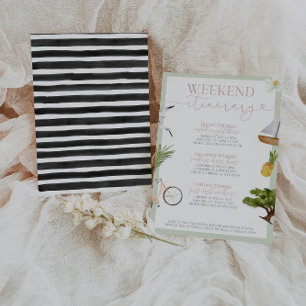 Charleston SC Bachelorette Itinerary Invitation