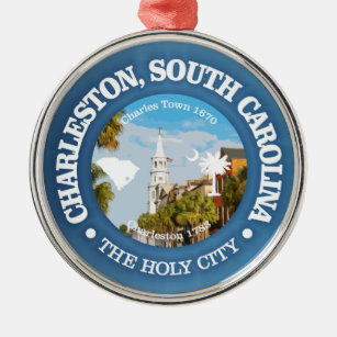 Charleston SC (C) Metal Ornament